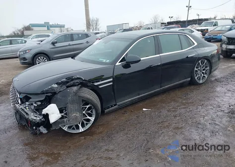 2025 Genesis G90 3.5T E-Sc Awd z USA, uszkodzony, nr VIN KMTFC4SD4SU047098